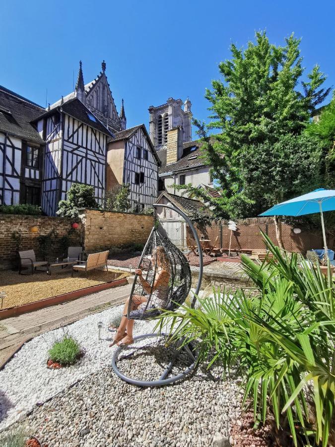La Marmotte De La Cathedrale - Calme - Jardin Apartment Troyes Exterior photo